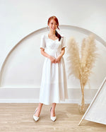 *PLUS SIZE* Sweetheart Cross Waist Flare Dress (S-XL)
