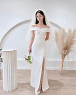 Off Shoulder Sweetheart Mermaid Maxi Gown (XS-XL)