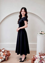 *S&C MADE PLUS SIZE* Classic Round Neck A Line Maxi Dress BLACK (S-2XL)