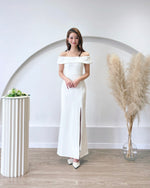 *S&C MADE* Off Shoulder Straight Body Fit Maxi Dress (XS-XL)