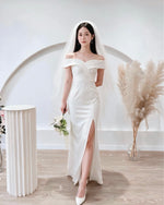 Off Shoulder Sweetheart Mermaid Maxi Gown (XS-XL)
