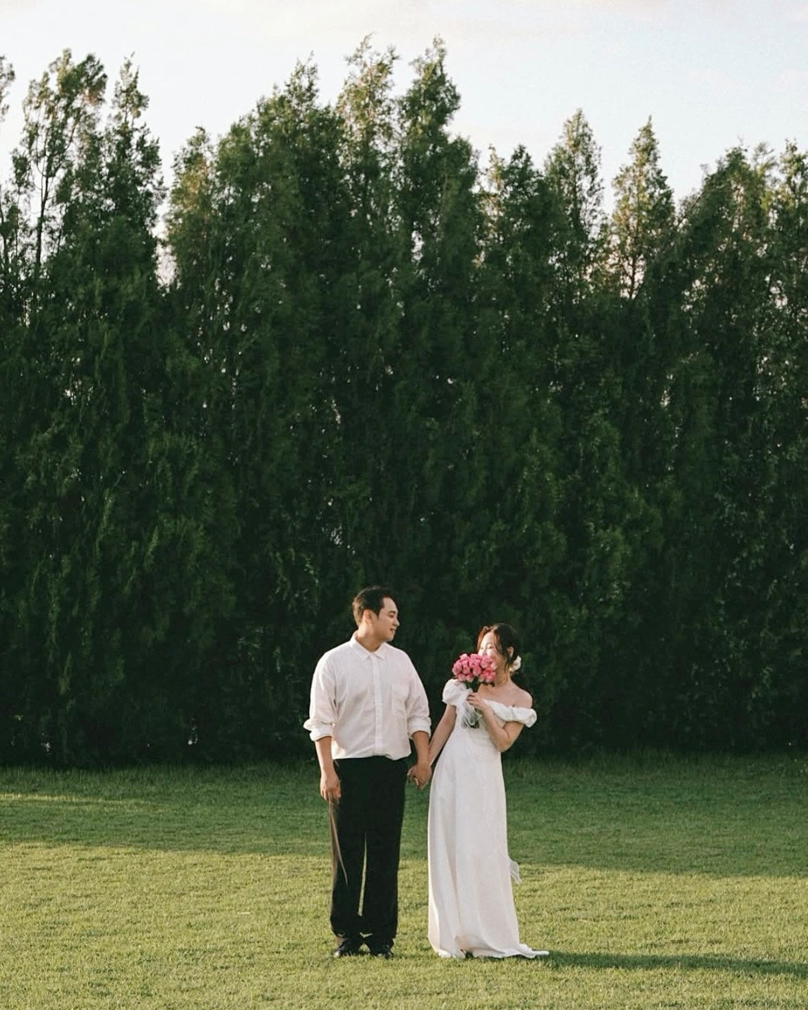 *PLUS SIZE* Off Shoulder Sweet Puff Flare Maxi Gown (S-2XL)