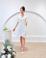 *S&C MADE* V Ruffles Mermaid Dress WHITE (S-XL)