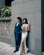 Halter Body Fit Mermaid Maxi Gown (XS-L)