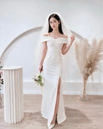 Off Shoulder Sweetheart Mermaid Maxi Gown (XS-XL)