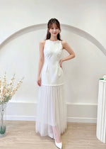 Cut In Design Mesh Maxi Dress (S-L)