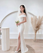 Off Shoulder Sweetheart Mermaid Maxi Gown (XS-XL)