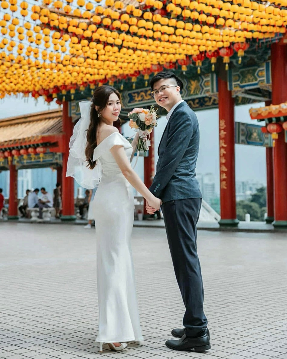 Off Shoulder Sweetheart Mermaid Maxi Gown (XS-XL)