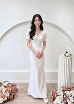 Classic V Neck Mermaid Maxi Dress (S-XL)