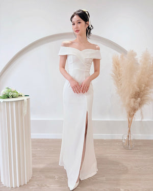 Off Shoulder Sweetheart Mermaid Maxi Gown (XS-XL)