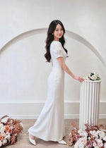Classic V Neck Mermaid Maxi Dress (S-XL)