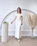 *S&C MADE* Off Shoulder Straight Body Fit Maxi Dress (XS-XL)