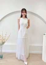Cut In Design Mesh Maxi Dress (S-L)