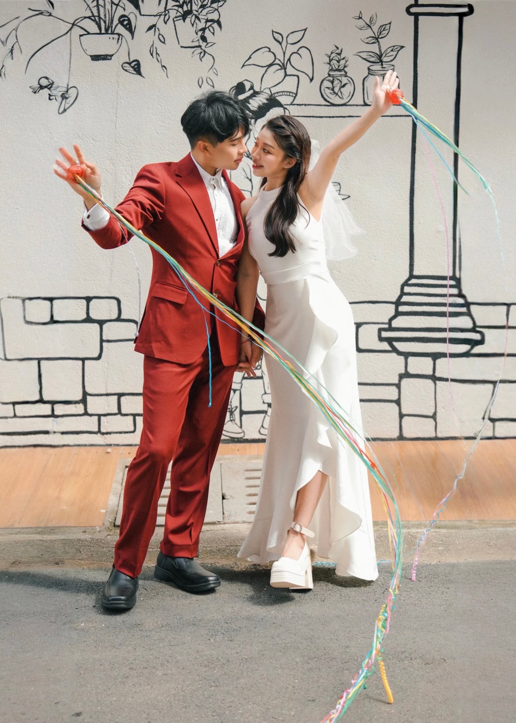 *S&C Made* Halter Ruffles Mermaid Maxi Gown (XS-M)