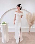 Off Shoulder Sweetheart Mermaid Maxi Gown (XS-XL)