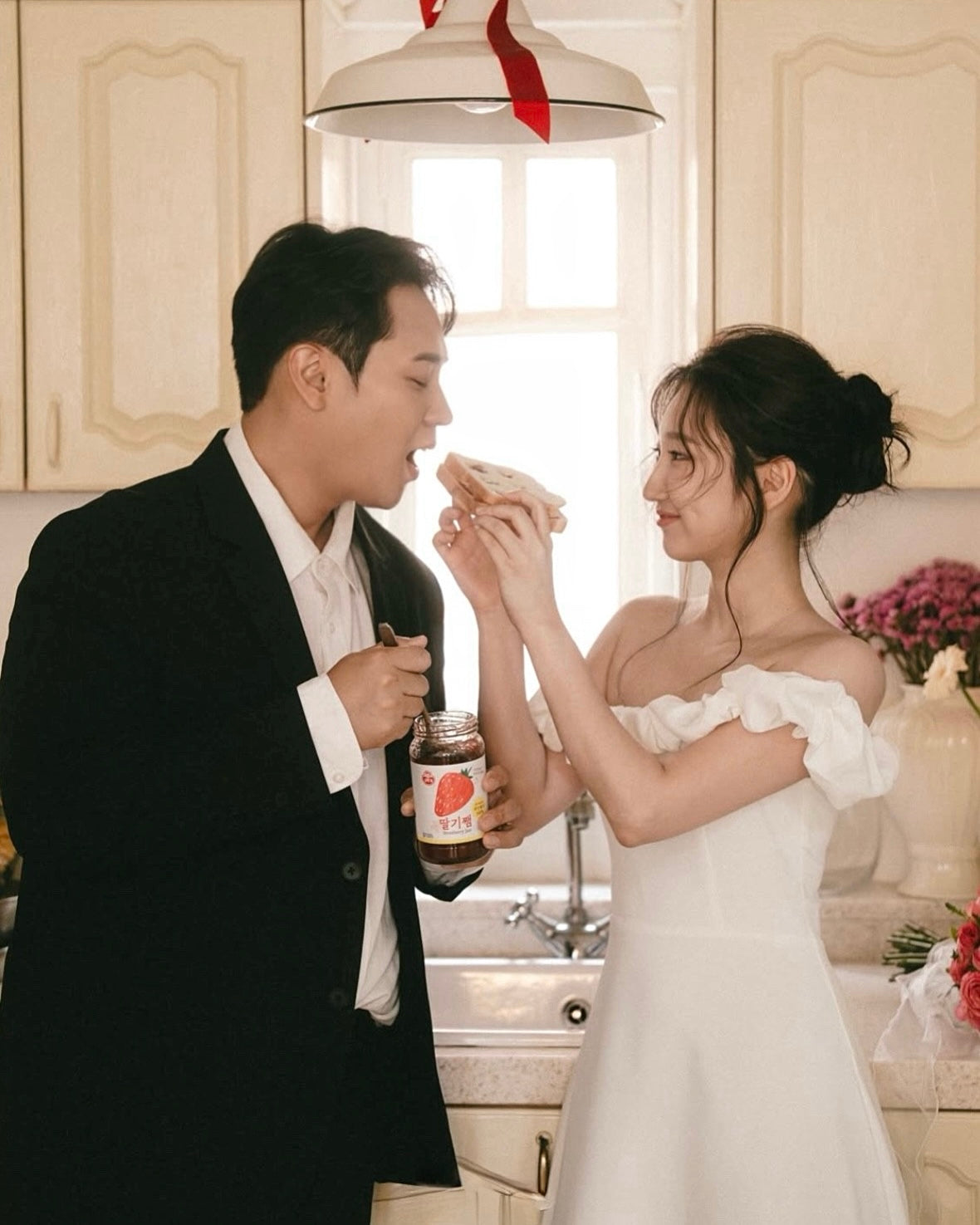 *PLUS SIZE* Off Shoulder Sweet Puff Flare Maxi Gown (S-2XL)