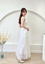 Cut In Design Mesh Maxi Dress (S-L)