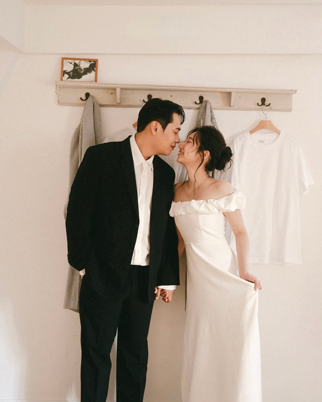 *PLUS SIZE* Off Shoulder Sweet Puff Flare Maxi Gown (S-2XL)