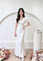 Classic V Neck Mermaid Maxi Dress (S-XL)
