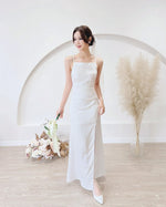 *S&C Made* Sleeveless Pleats Satin Maxi Dress (XS-L)