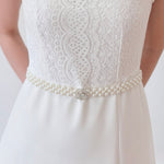Crystal Pearl Elastic Belt