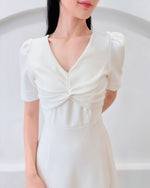 *PLUS SIZE* V Knot Design Midi Dress (S-2XL)