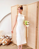 Sleeveless Pearl Straps Design QiPao (S-L)