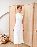 Sleeveless Pearl Straps Design QiPao (S-L)