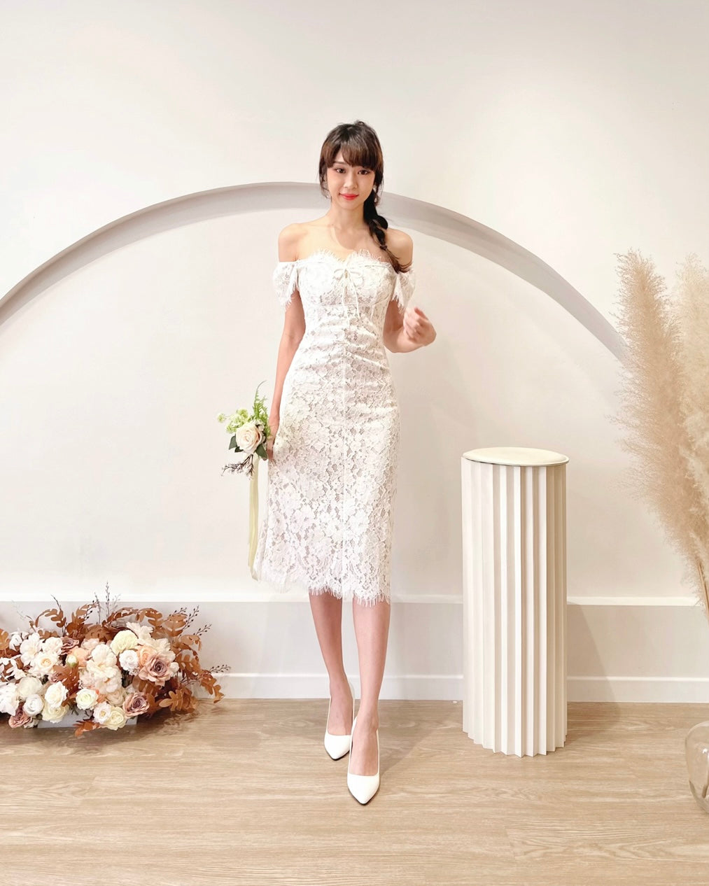Eyelash midi dress clearance