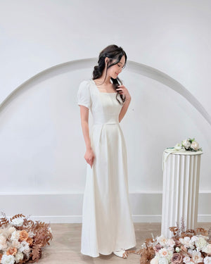 *PLUS SIZE* Classic Square Neck A Line Maxi Gown (S-2XL)