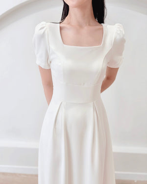 *PLUS SIZE* Classic Square Neck A Line Maxi Gown (S-2XL)