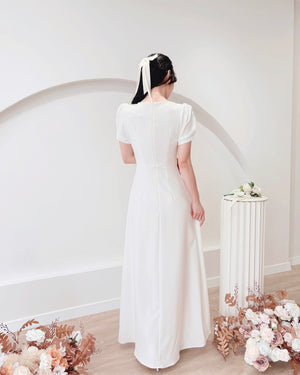*PLUS SIZE* Classic Square Neck A Line Maxi Gown (S-2XL)