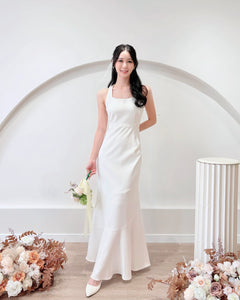Square Neck Sleeveless Mermaid Maxi Dress (S-L)