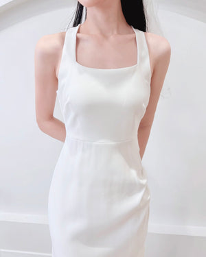 Square Neck Sleeveless Mermaid Maxi Dress (S-L)