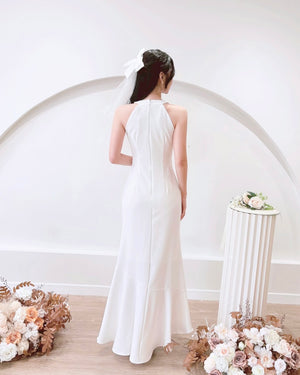 Square Neck Sleeveless Mermaid Maxi Dress (S-L)