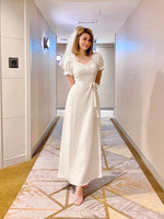 Classic Sweetheart Flare Maxi Gown WHITE (S-XL)