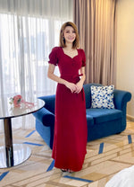 Classic Sweetheart Flare Maxi Gown WHITE (ML)
