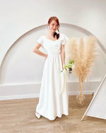 *PLUS SIZE* V Neck 2 Way Flare Maxi Dress (S-2XL)