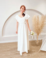 *PLUS SIZE* V Neck 2 Way Flare Maxi Dress (S-2XL)