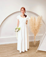 *PLUS SIZE* V Neck 2 Way Flare Maxi Dress (S-2XL)