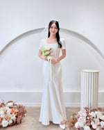 Square Neck Mermaid Maxi Dress (S-XL)