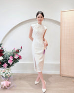 Satin Classic Cap Sleeve Qipao (S-L)