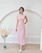 Classic Sleeveless Side Slit Qipao BABY PINK (SML)