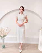 Oriental Design Pearl Collar