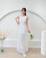 Cut In Design Mesh Maxi Dress (S-L)