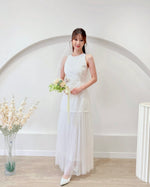 Cut In Design Mesh Maxi Dress (S-L)