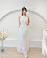 Cut In Design Mesh Maxi Dress (S-L)
