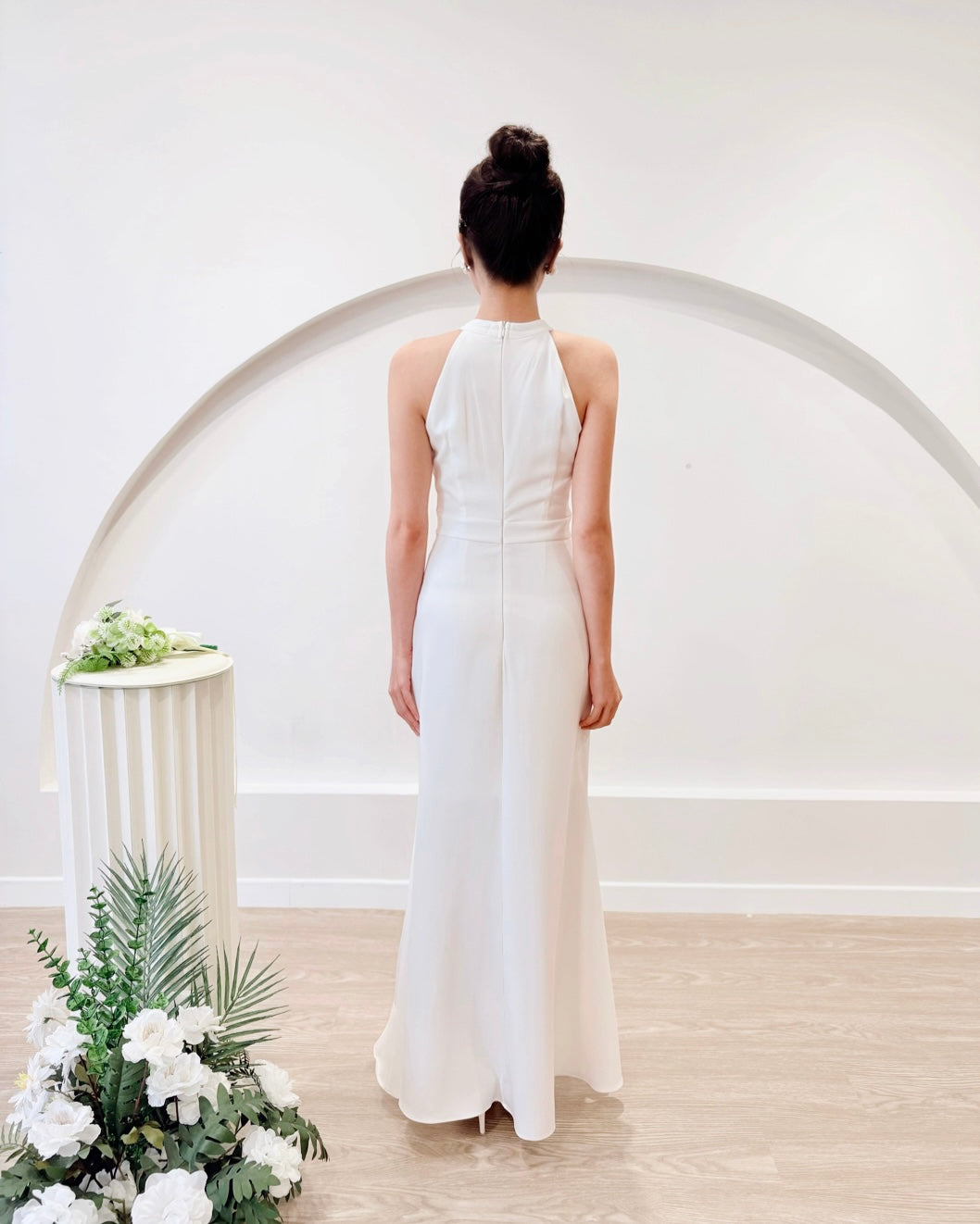 *S&C Made* Halter Ruffles Mermaid Maxi Gown (XS-L)