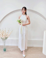Classic Halter Slit Maxi Dress (S-L)