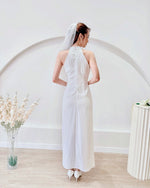 Classic Halter Slit Maxi Dress (S-L)
